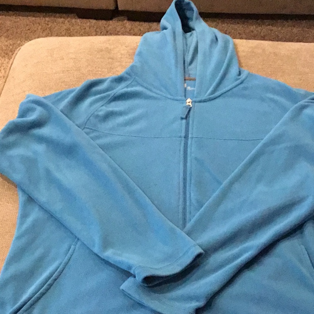 Fleece jacket with hood